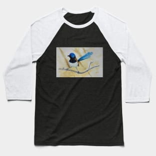 Beautiful Blue Wren - bird art Baseball T-Shirt